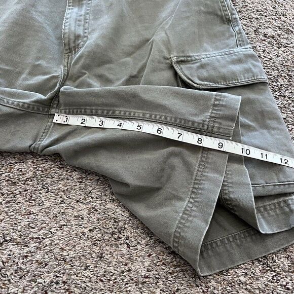 Polo Ralph Lauren Men's Cargo Shorts Size 33 Grey Solid Flat Front - Picture 2 of 9